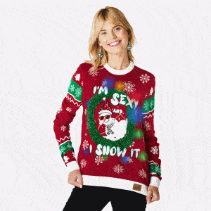 I'm Sexy and I Snow It Julesweater Dame