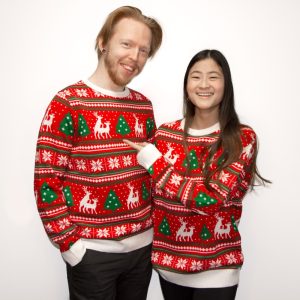 Naughty Reindeer Julesweater