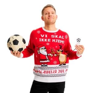 Roligan julesweater - Vi skal ikke hjem