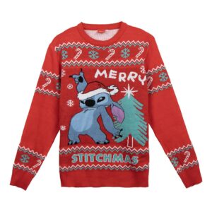 Lilo & Stitch® Julesweater Rød