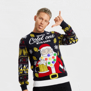 Have A Cold One With Santa Julesweater - herre / mænd
