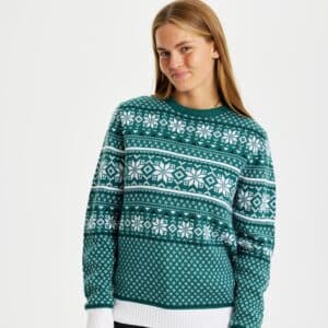 Traditionel Julesweater Grøn - dame / kvinder